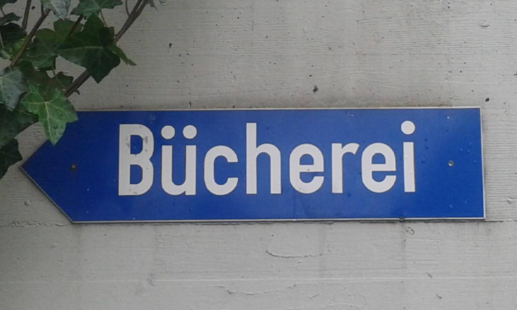 Büchereischild